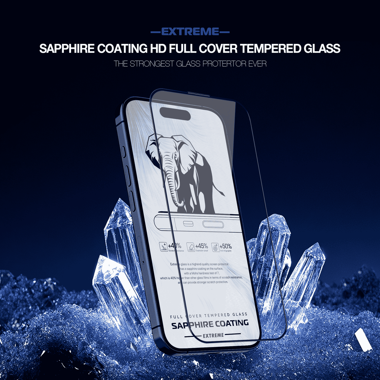 iPhone 15 Pro Max Sapphire Glass Protector