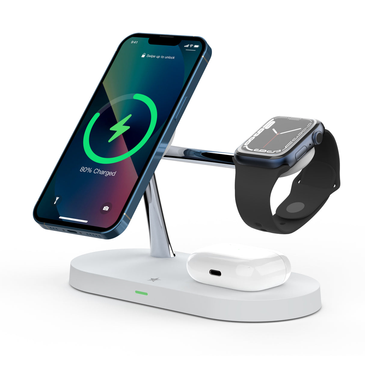 Star 4 In 1 Wireless Charger - White