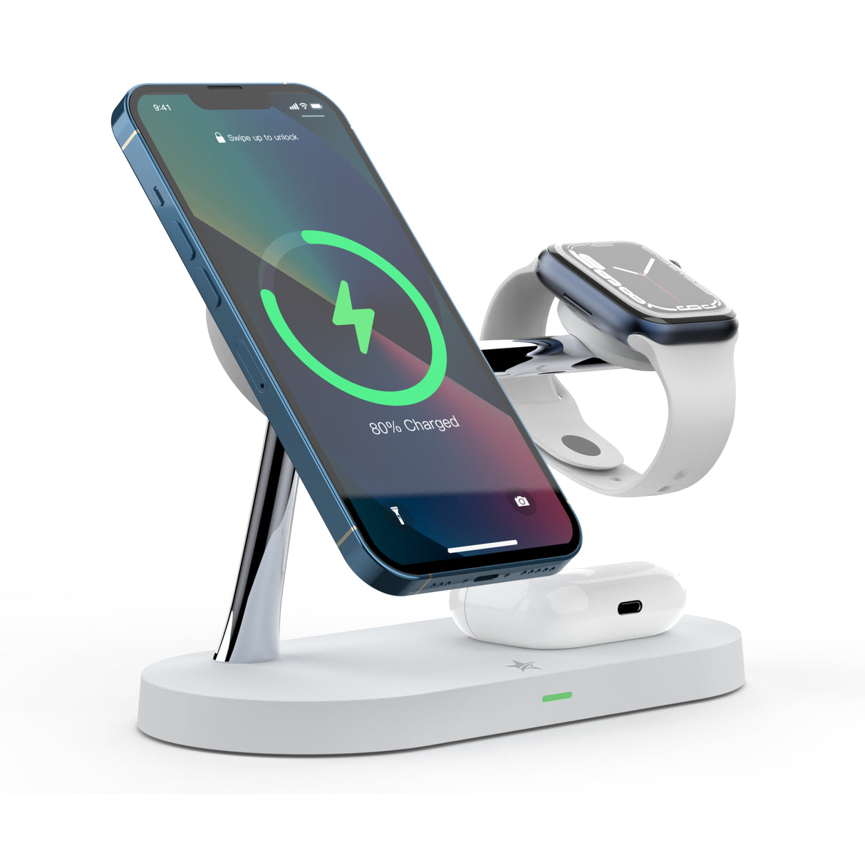 Star 4 In 1 Wireless Charger - White