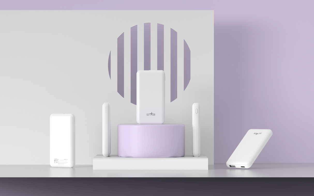 Star Power Bank X3 - 5000 mAh-White