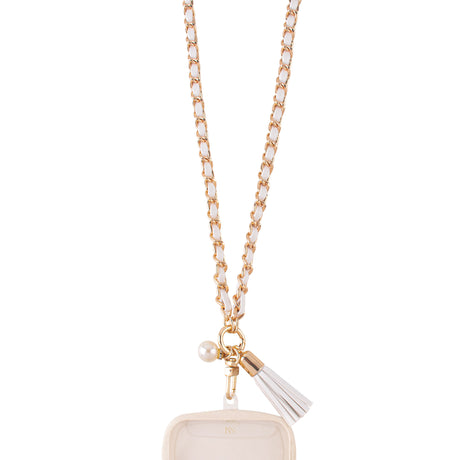 S & J Cross Body Strap -  Leather and Chain