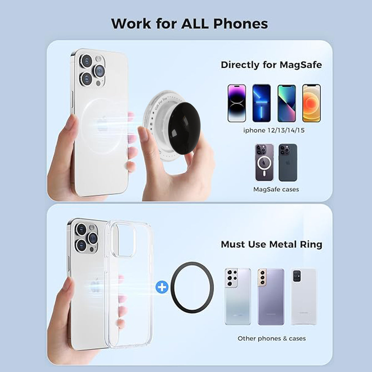 Glass AirBag PopSocket