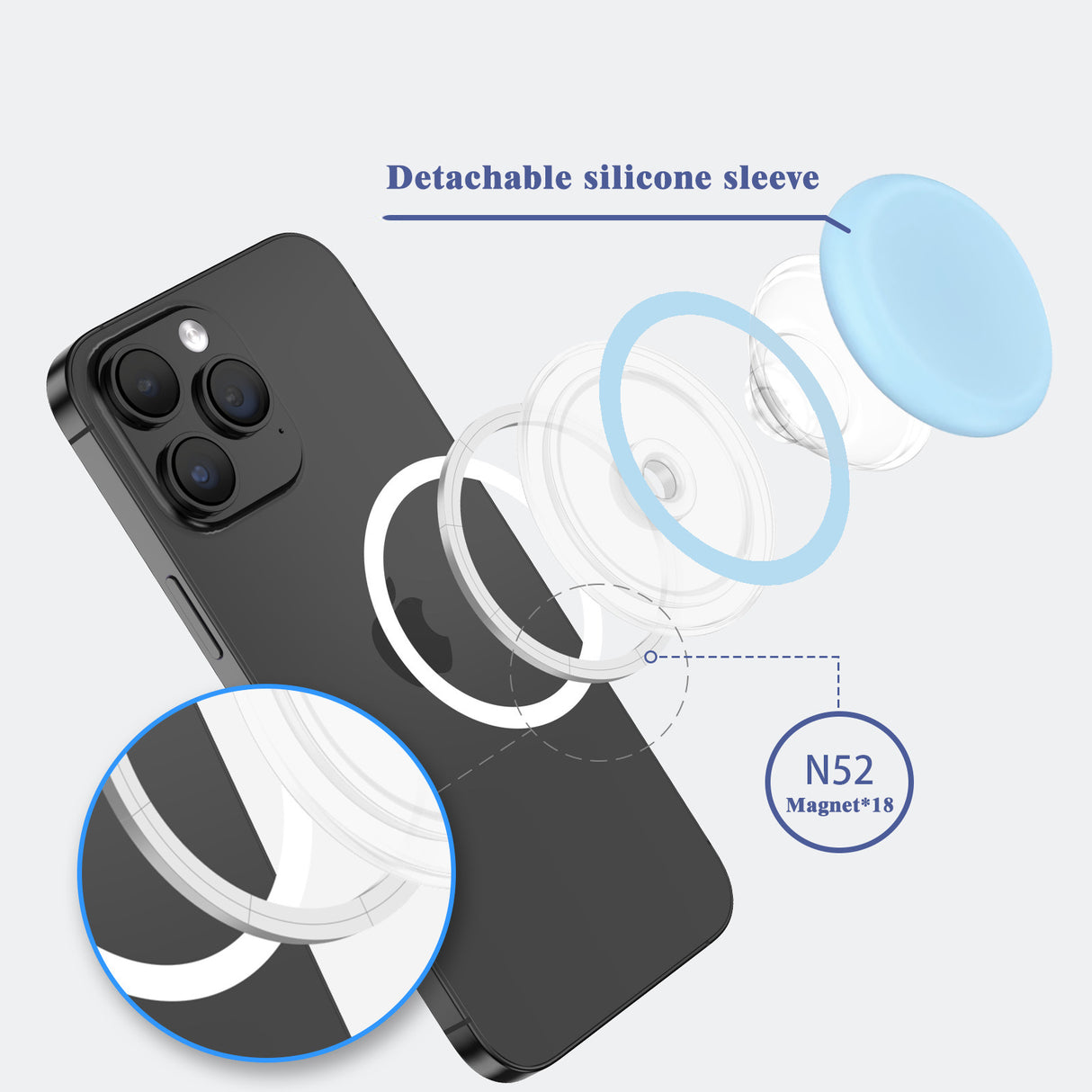 Silicone AirBag PopSocket