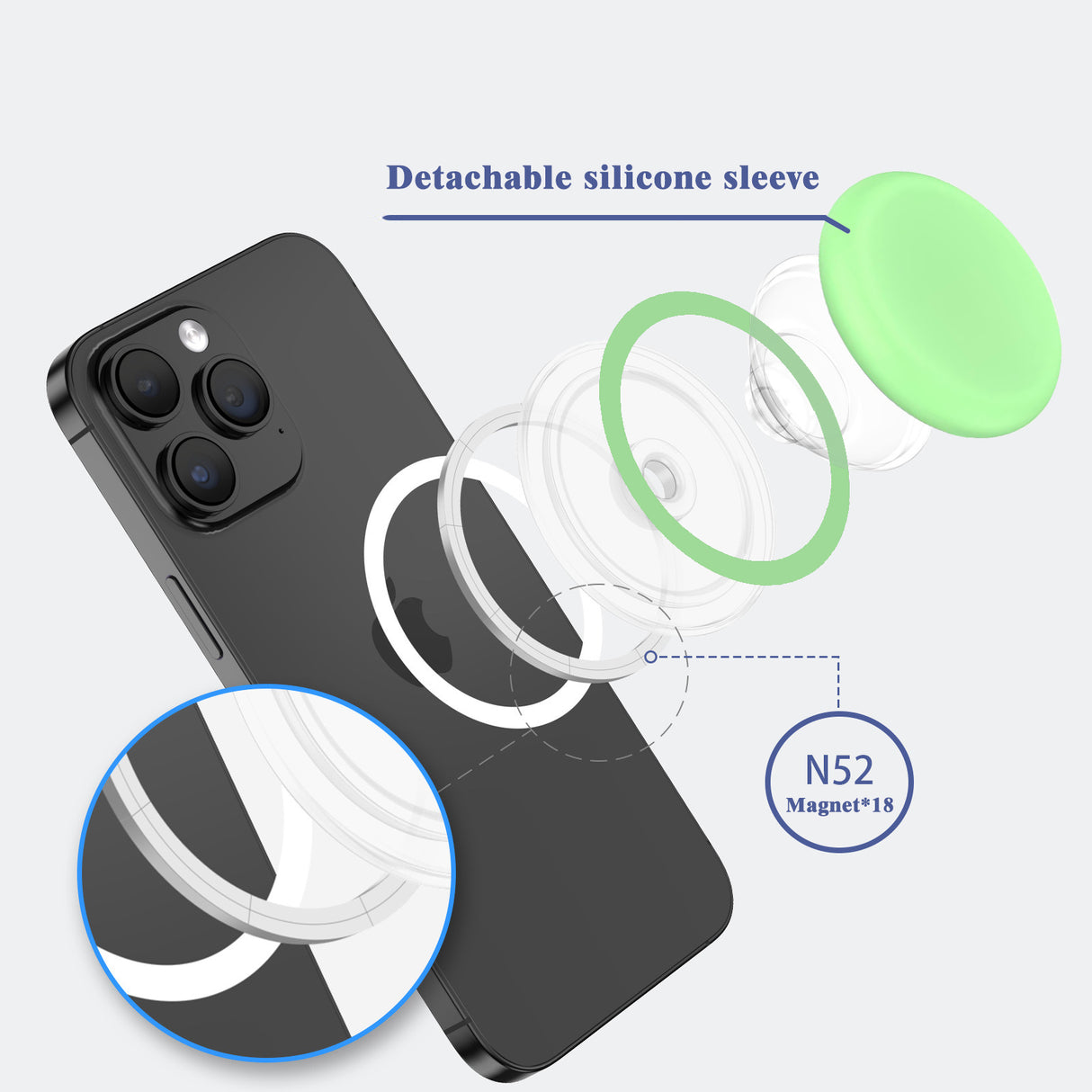 Silicone AirBag PopSocket