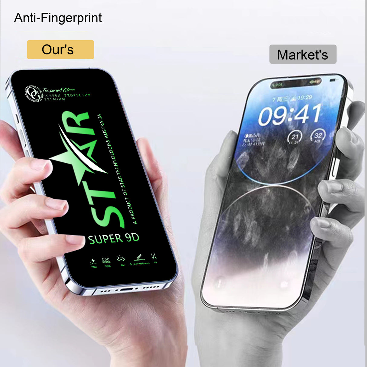 iPhone 15 Pro Star 9D Screen Protector