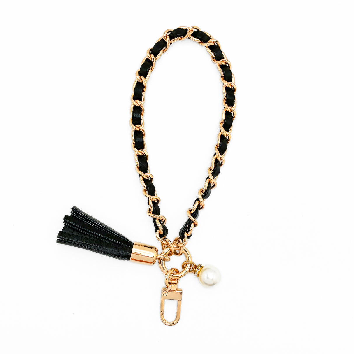 S&J Wristlets Leather & Gold