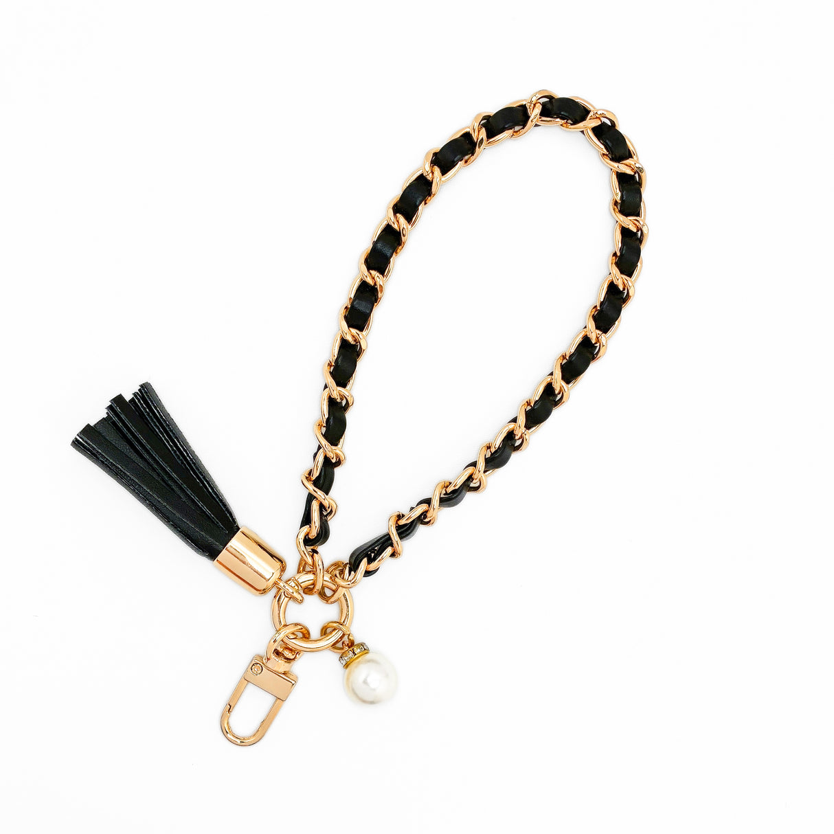 S&J Wristlets Leather & Gold