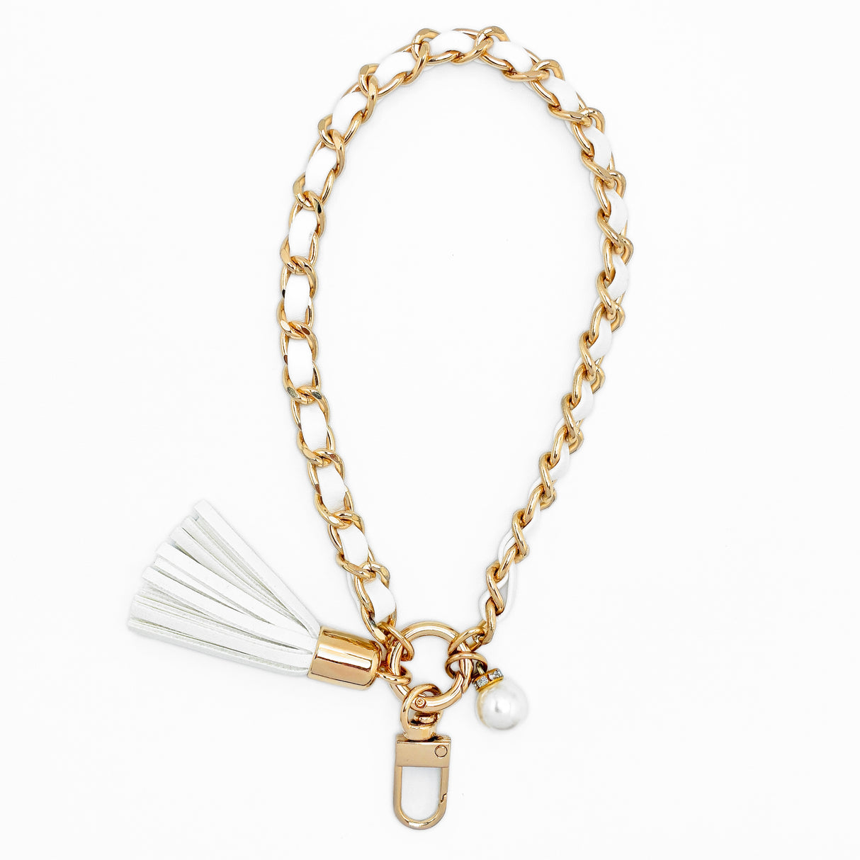 S&J Wristlets Leather & Gold