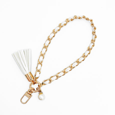 S&J Wristlets Leather & Gold