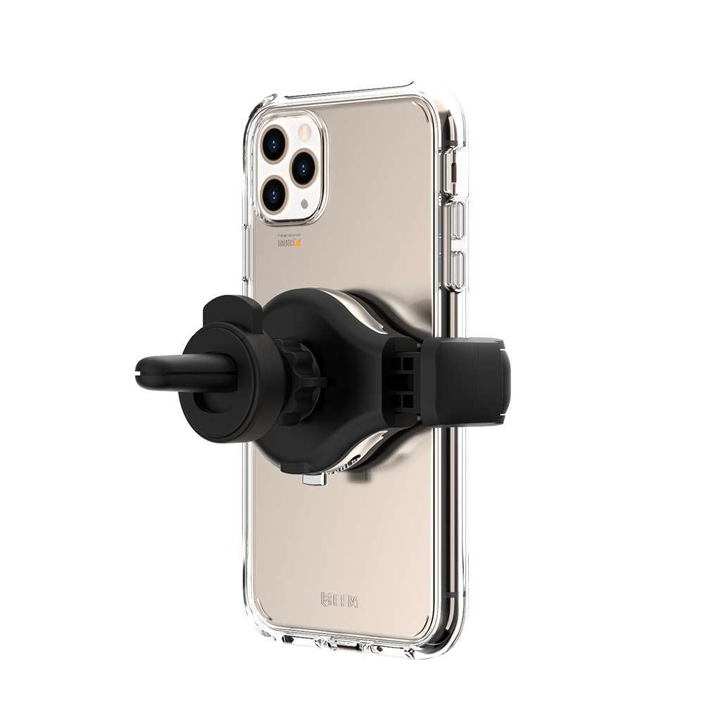 EFM 15W Wireless Car Vent Mount Charger - With 18W Car Charger - Graphite