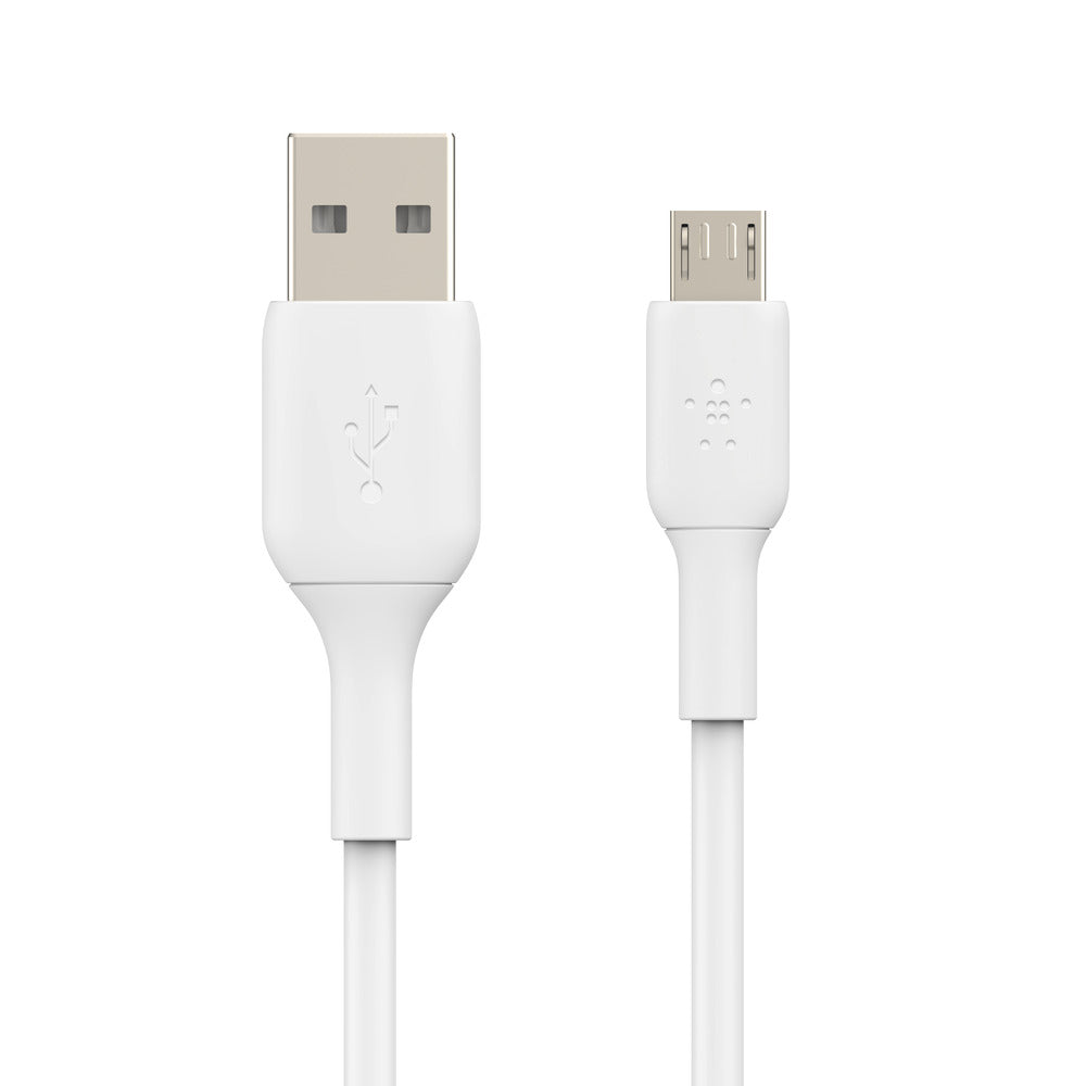 Belkin BoostCharge USB-A to Micro-USB Cable, 1m - Universally compatible - White