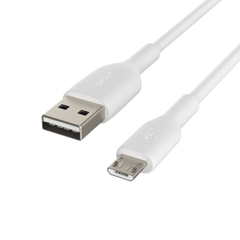 Belkin BoostCharge USB-A to Micro-USB Cable, 1m - Universally compatible - White