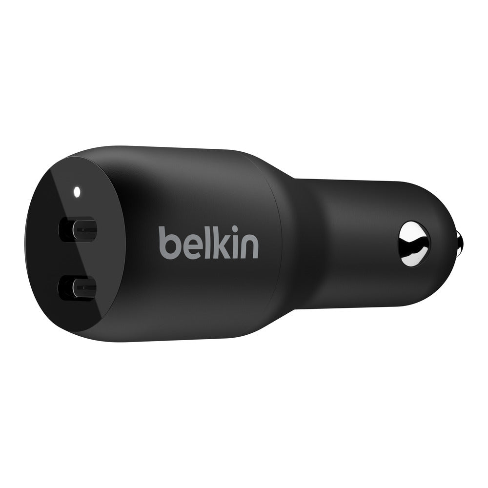 Belkin BoostCharge 36W Car Charger - With Dual USB-C Outputs
