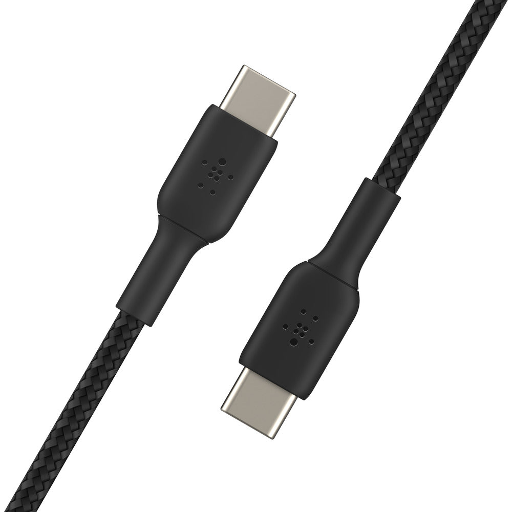 Belkin BoostCharge USB-C to USB-C Braided 1M Cable  - Universally compatible - Black