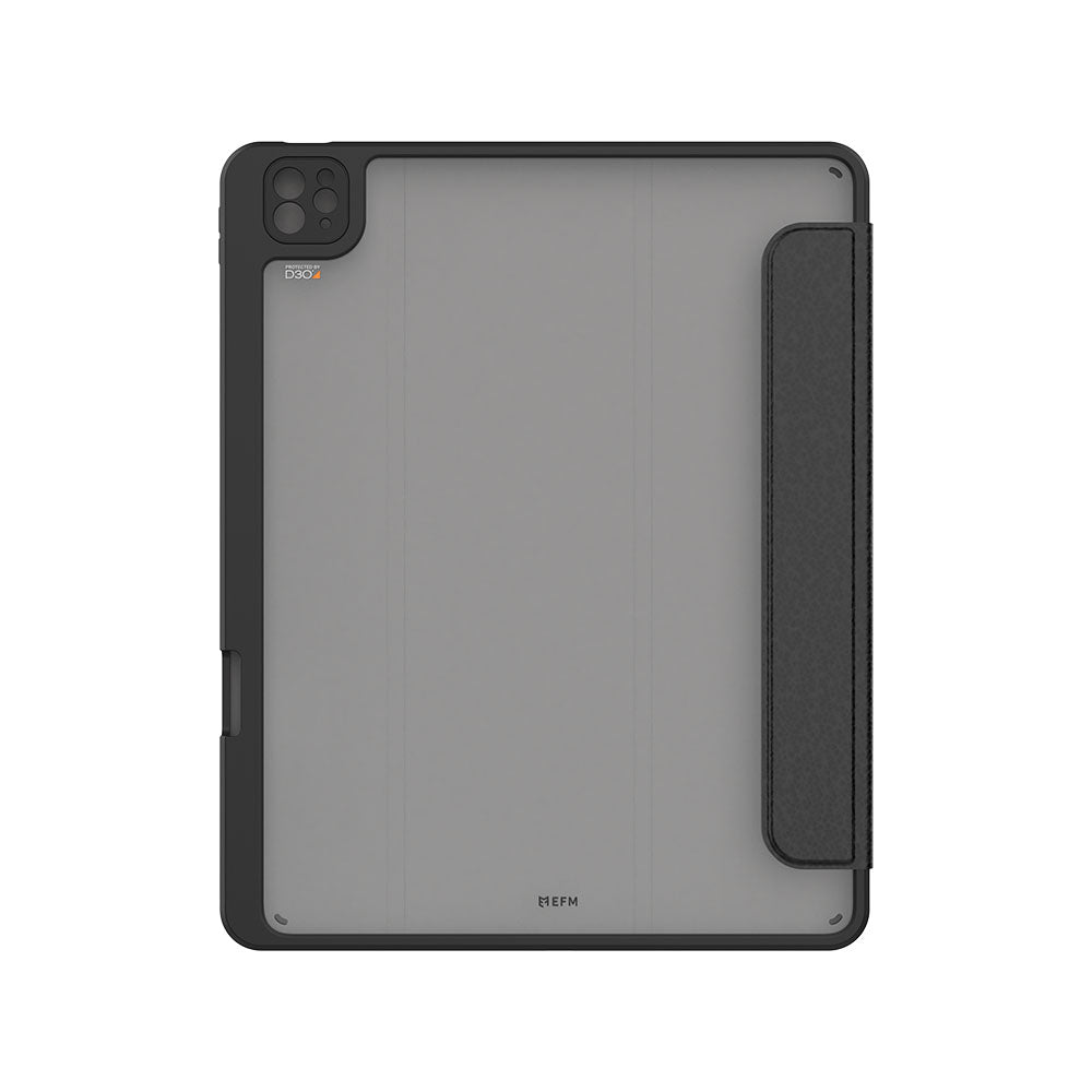 EFM Aspen Folio Case Armour with D3O & ELeather - For iPad Pro 12.9" - Black