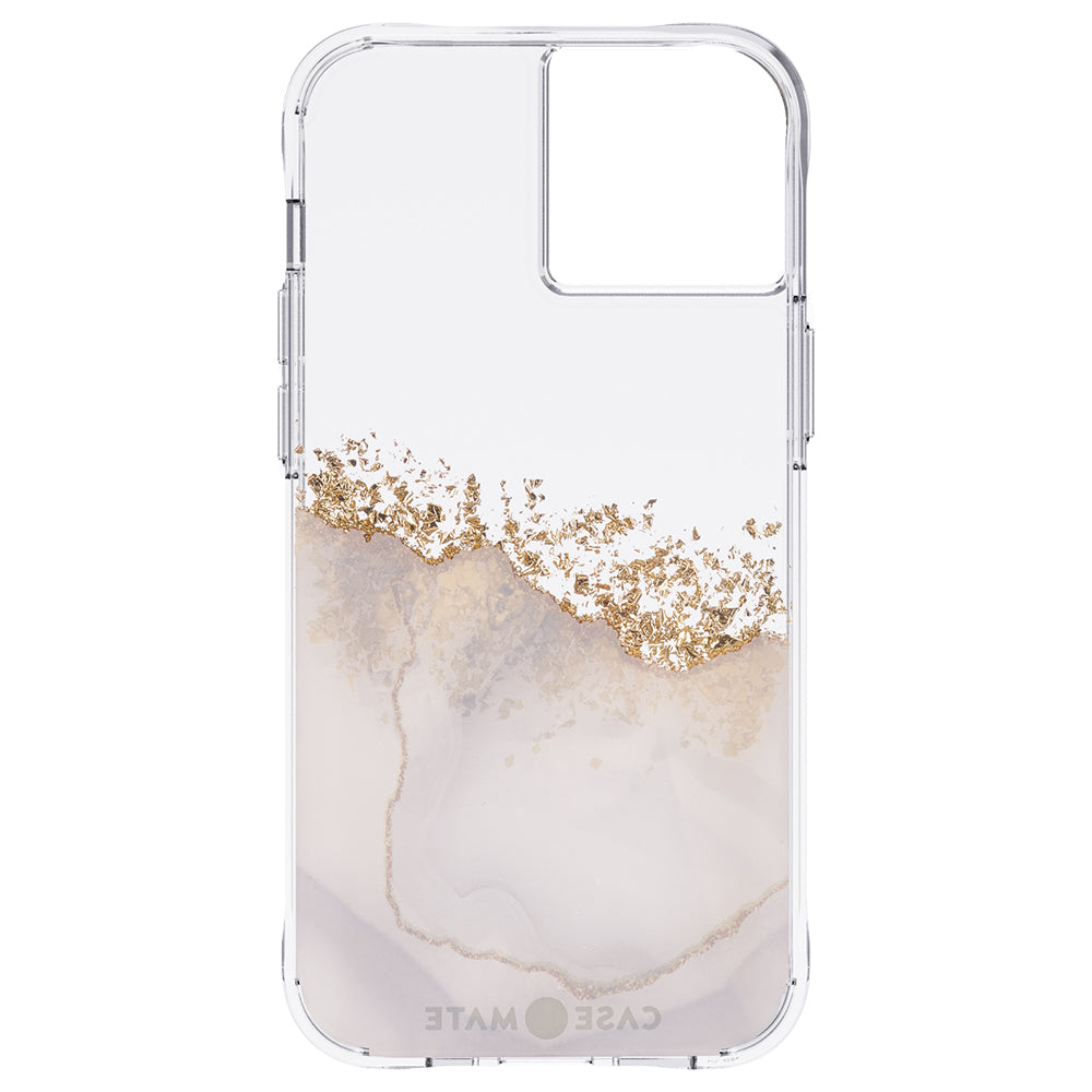 Case-Mate Karat Marble Case Antimicrobial - For iPhone 13 (6.1")