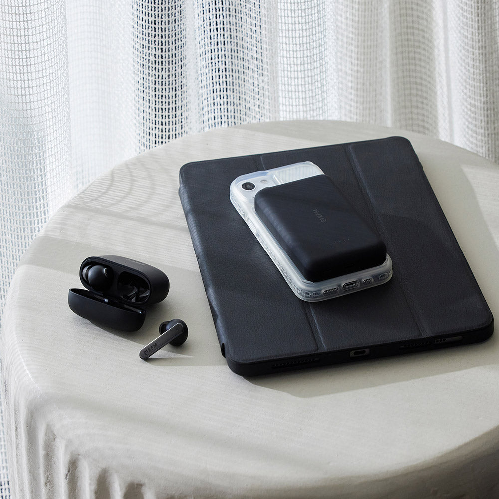 EFM Aspen Folio Case Armour with D3O & ELeather - For iPad Pro 12.9" - Black