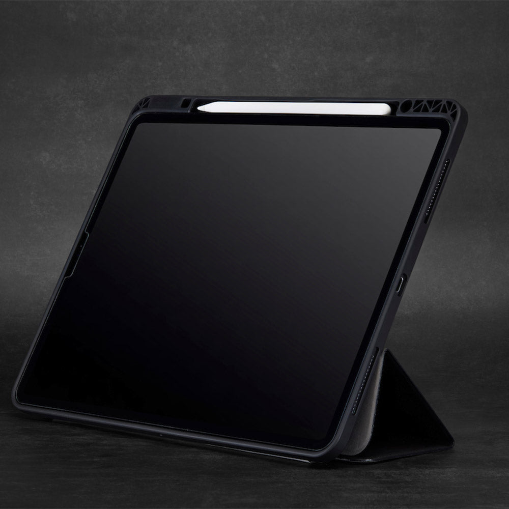 EFM Aspen Folio Case Armour with D3O & ELeather - For iPad Pro 12.9" - Black