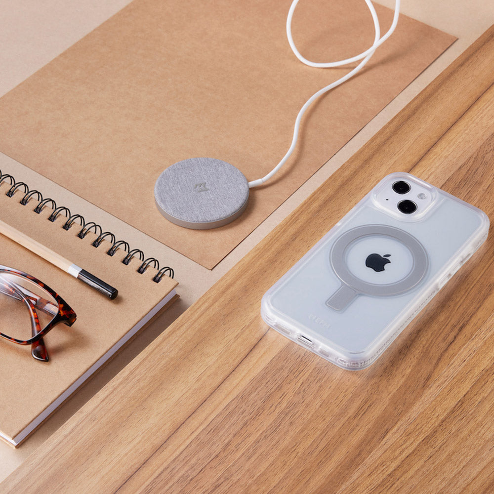 EFM Zurich Flux Case Armour Compatible with MagSafe - For iPhone 13 Pro (6.1" Pro) - Frost Clear