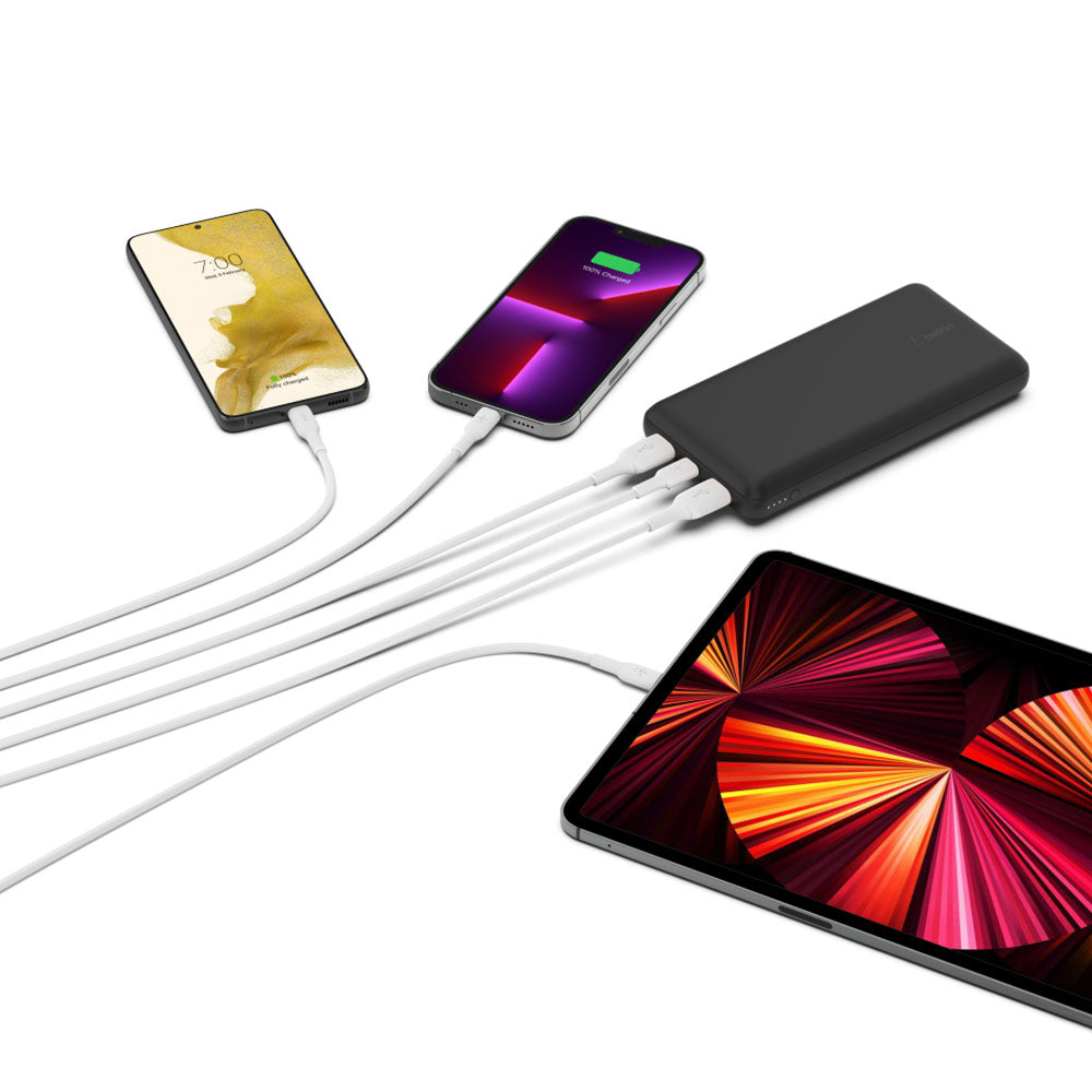 Belkin BOOSTCHARGEáUSB-A/USB-C Power Bank - 20,000 mAh with 15W Power Output