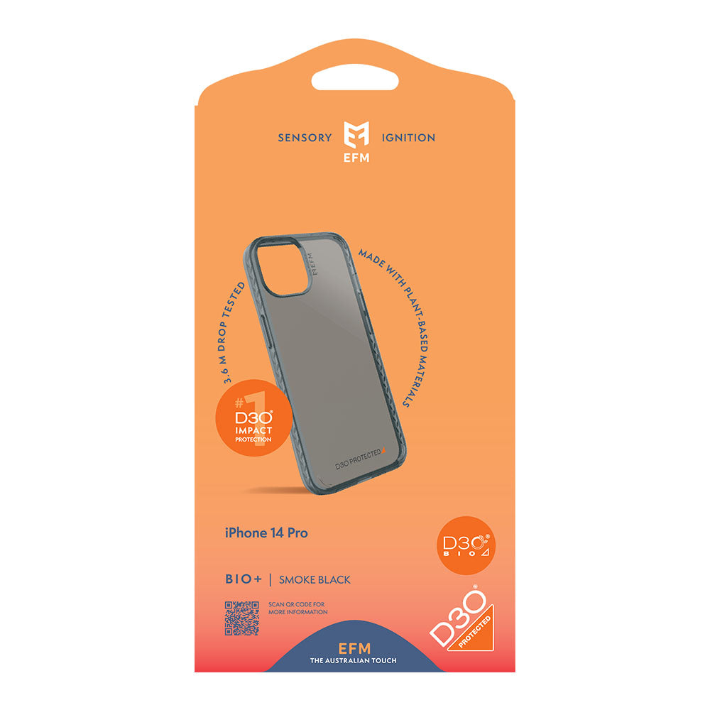 EFM Bio+ Case Armour with D3O Bio - For iPhone 14 Pro (6.1")