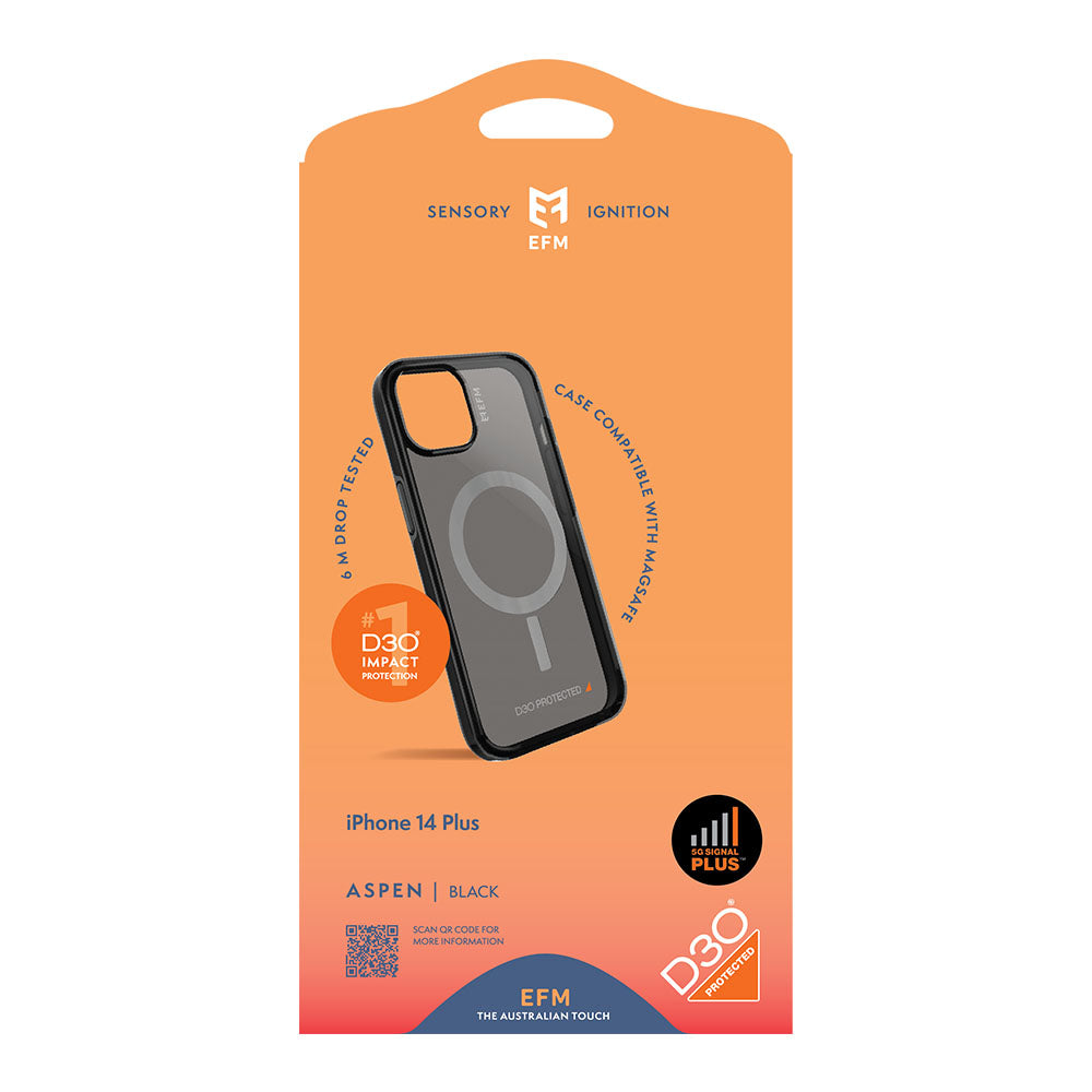 EFM Aspen Case Armour with D3O 5G Signal Plus - For iPhone 14 Plus (6.7")