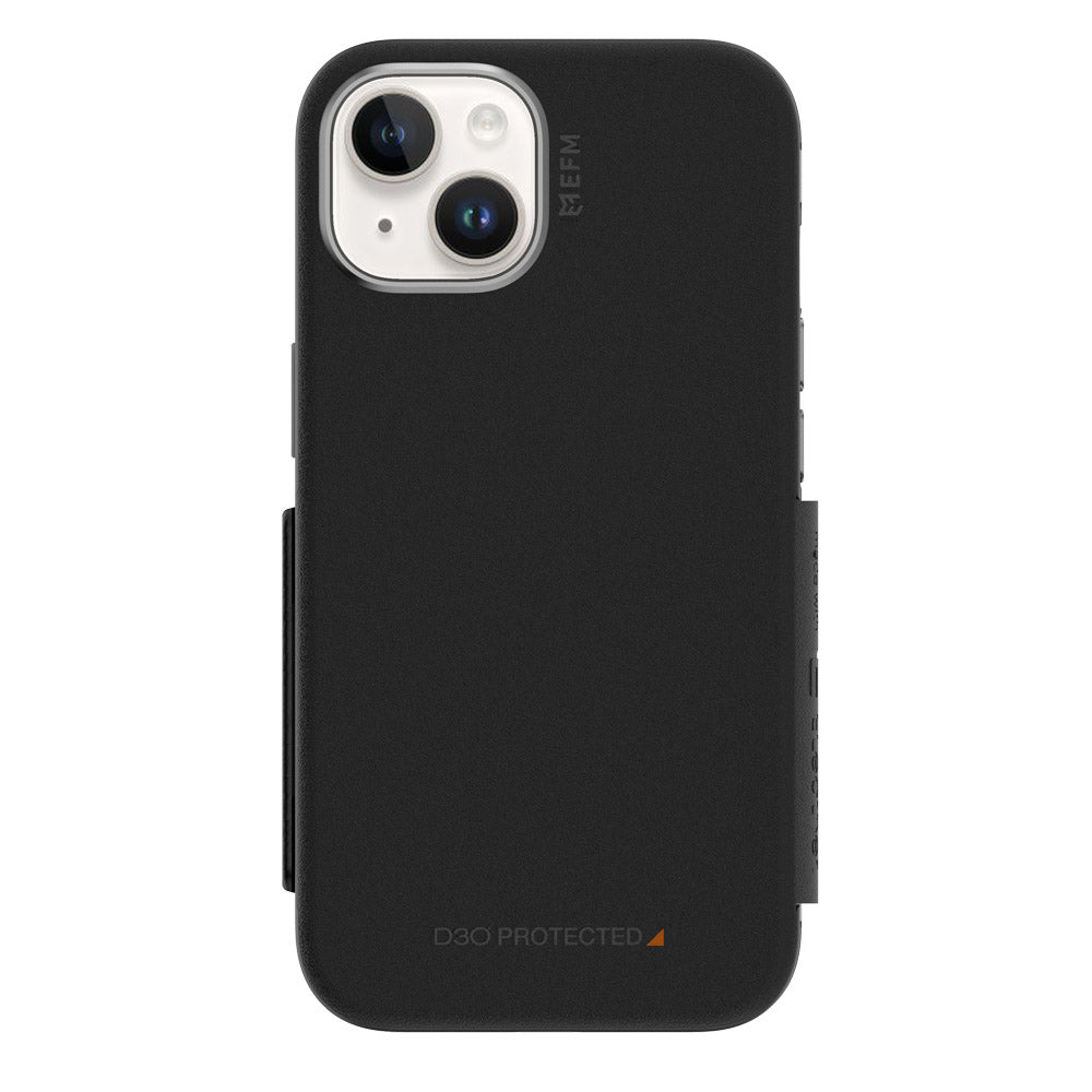 EFM Monaco Case Armour with ELeather and D3O 5G Signal Plus Technology - For iPhone 13 (6.1")/iPhone 14 (6.1")