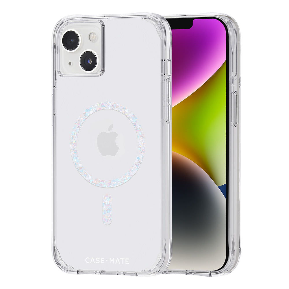 Case-Mate Twinkle Clear Case - MagSafe - For iPhone 14 Plus (6.7") - Clear/Diamond