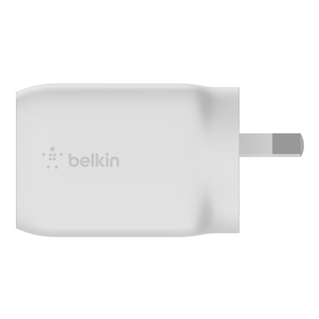 Belkin BOOST UP Dual USB-C Wall Charger - GaN Technology 65W with PPS
