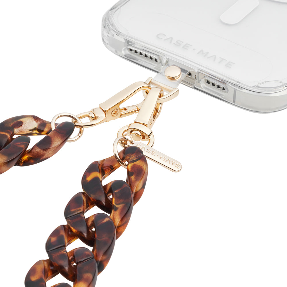 Case-Mate Phone Crossbody Chain - Universal - Tortoiseshell