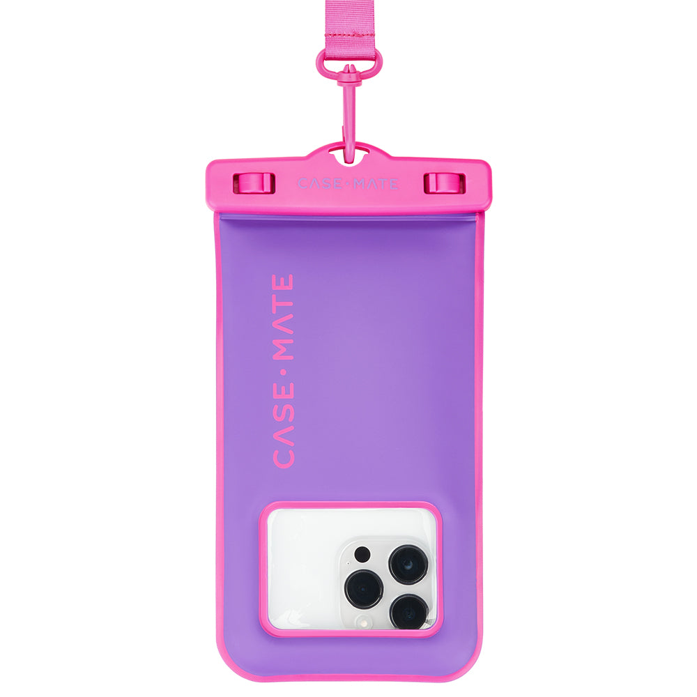 Case-Mate Waterproof Floating Pouch - Universal - Purple/Fuchsia
