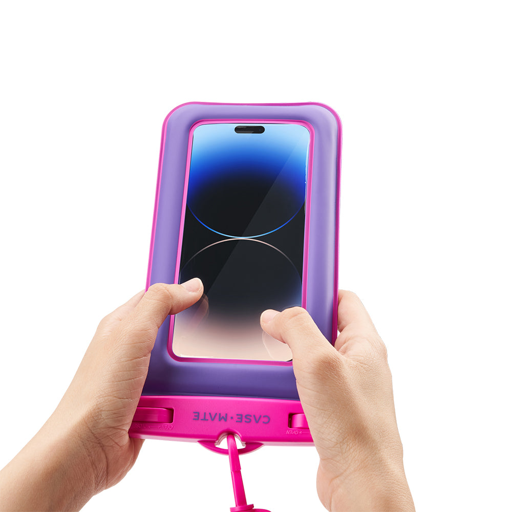 Case-Mate Waterproof Floating Pouch - Universal - Purple/Fuchsia