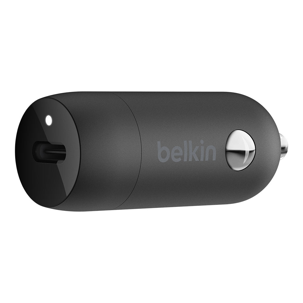 Belkin BoostCharge 30W - With USB-C Car Charger- Black