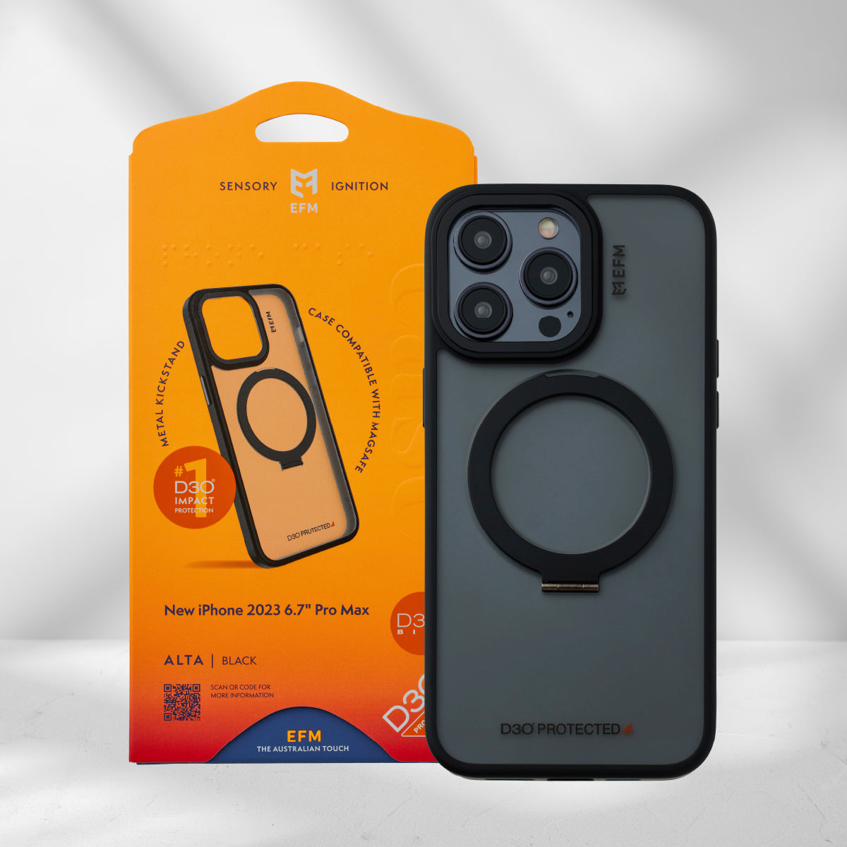 EFM Alta Case Armour with D3O BIO - For iPhone 15 Pro Max