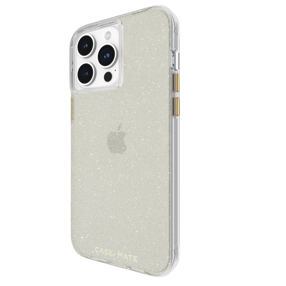 Case-Mate Sheer Crystal Case - For iPhone 15 Pro Max - Gold