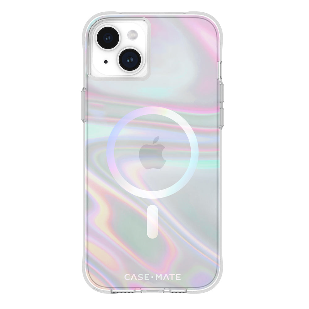 Case-Mate Soap Bubble MagSafe Case - For iPhone 15 Plus - Iridescent