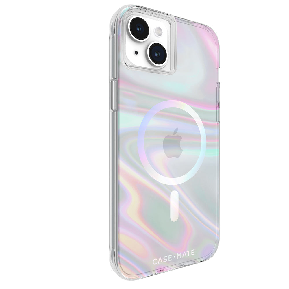 Case-Mate Soap Bubble MagSafe Case - For iPhone 15 Plus - Iridescent