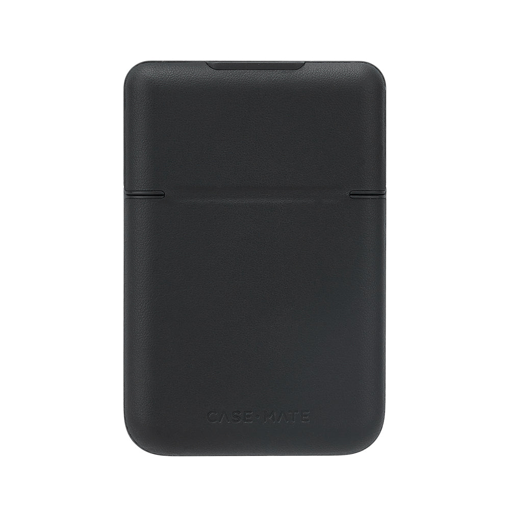 Case-Mate Magnetic Leather Flip Wallet Case - For MagSafe - Black