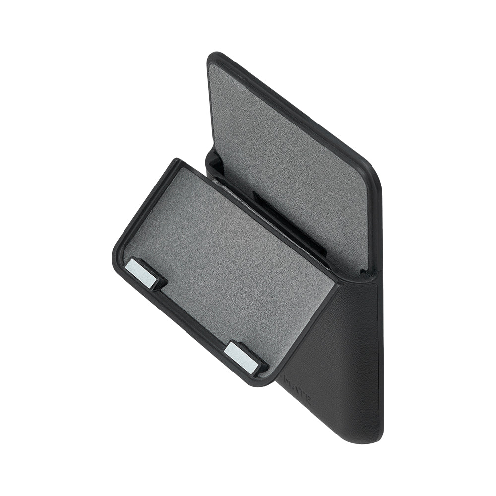 Case-Mate Magnetic Leather Flip Wallet Case - For MagSafe - Black