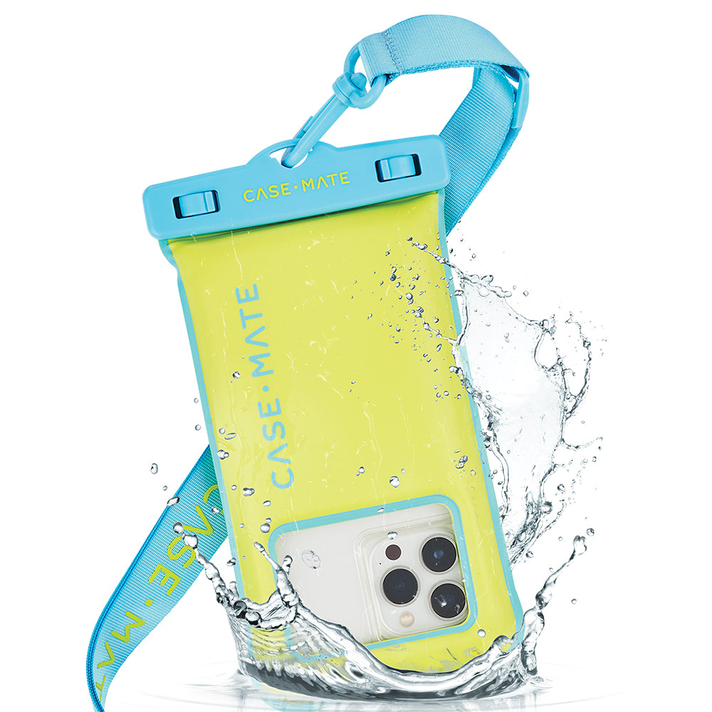 Case-Mate Waterproof Floating Pouch - Universal - Lime/Blue