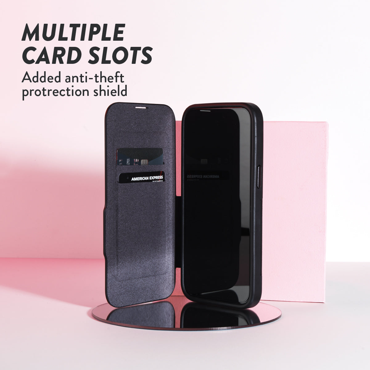 EFM Monaco Wallet Case Armour with D3O 5G Signal Plus Technology - For iPhone 15 Pro Max