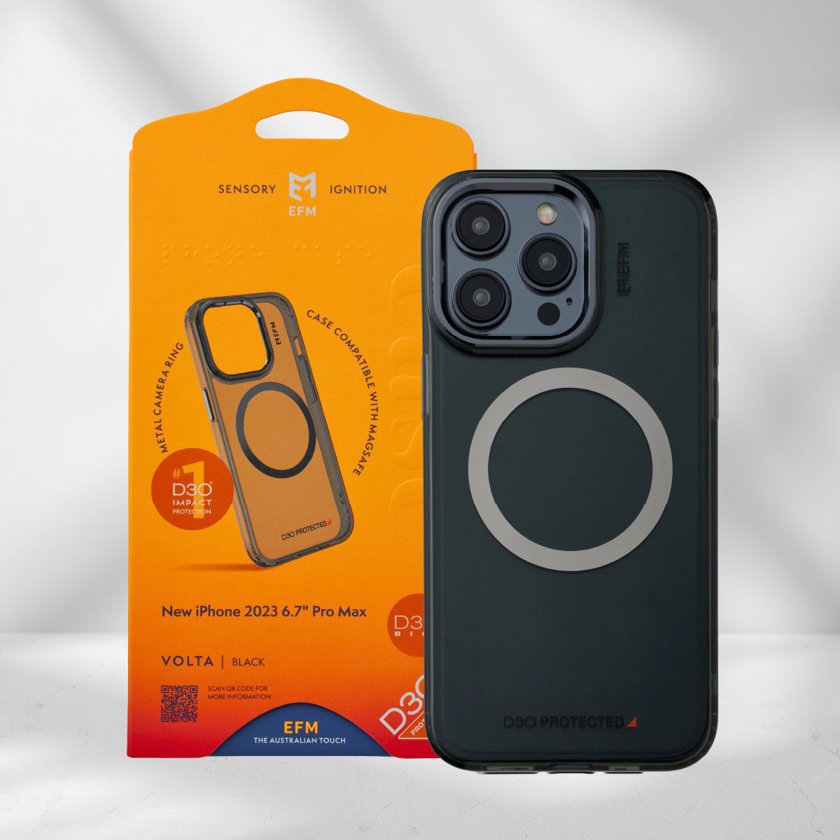 EFM Volta Case Armour with D3O BIO - For iPhone 15 Pro Max