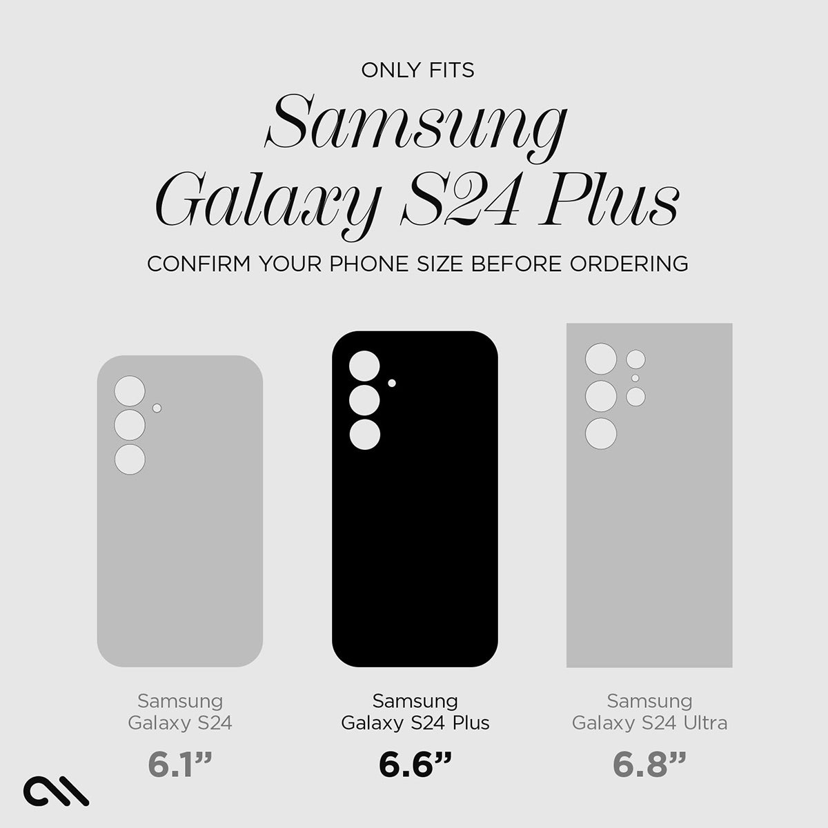 Case-Mate Tough Case - For Samsung Galaxy S24+ - Clear