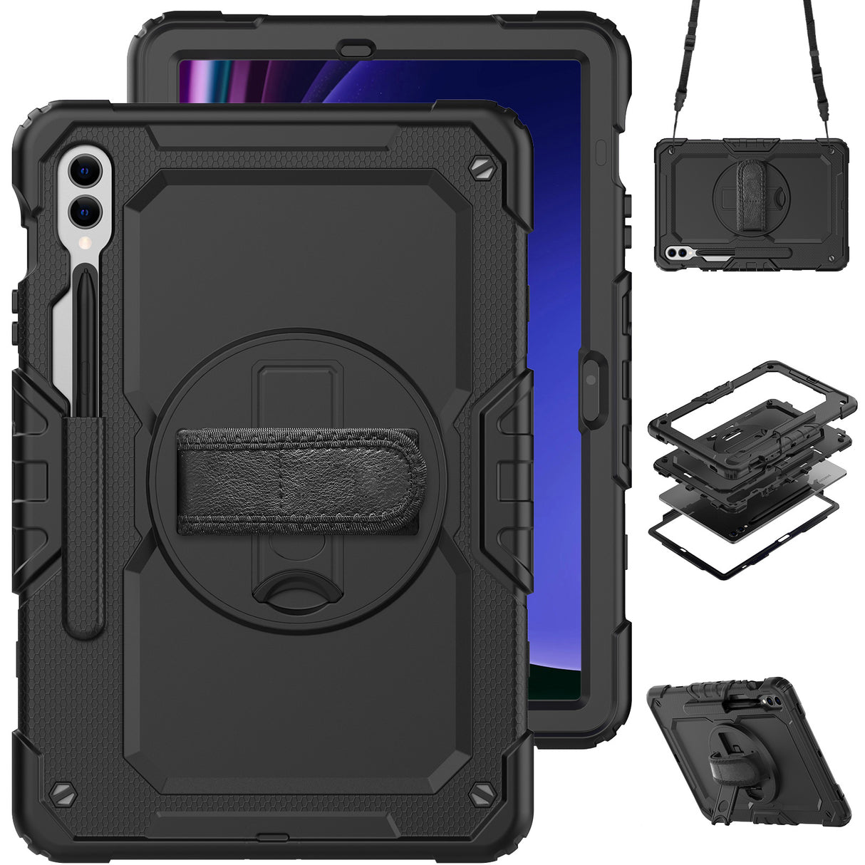 EFM Baja 3-in-1 Rugged Case - For Samsung Galaxy Tab A9+ 11"
