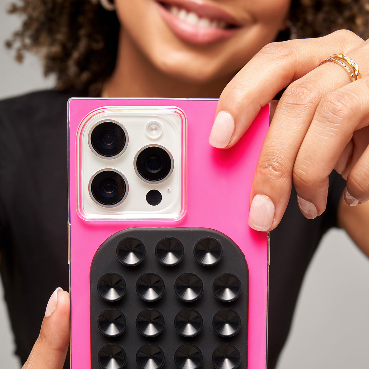 Case-Mate Stick It!  - MagSafe Suction Phone Mount - Midnight Black