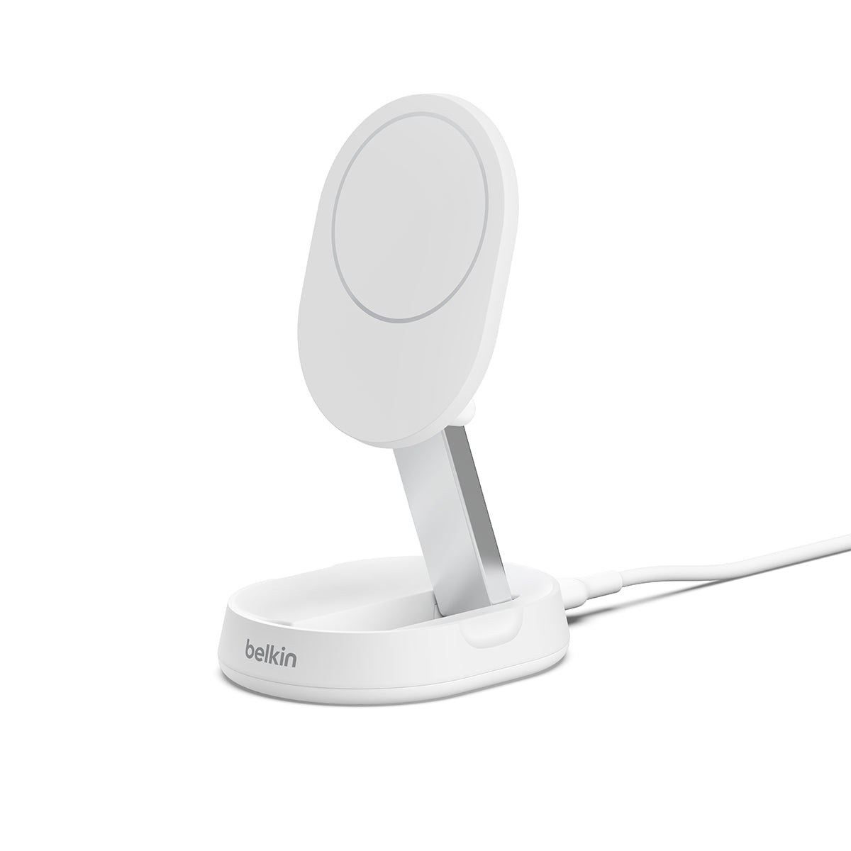 Belkin BoostCharge Pro - Convertible Magnetic Charging Stand with Qi2 - White
