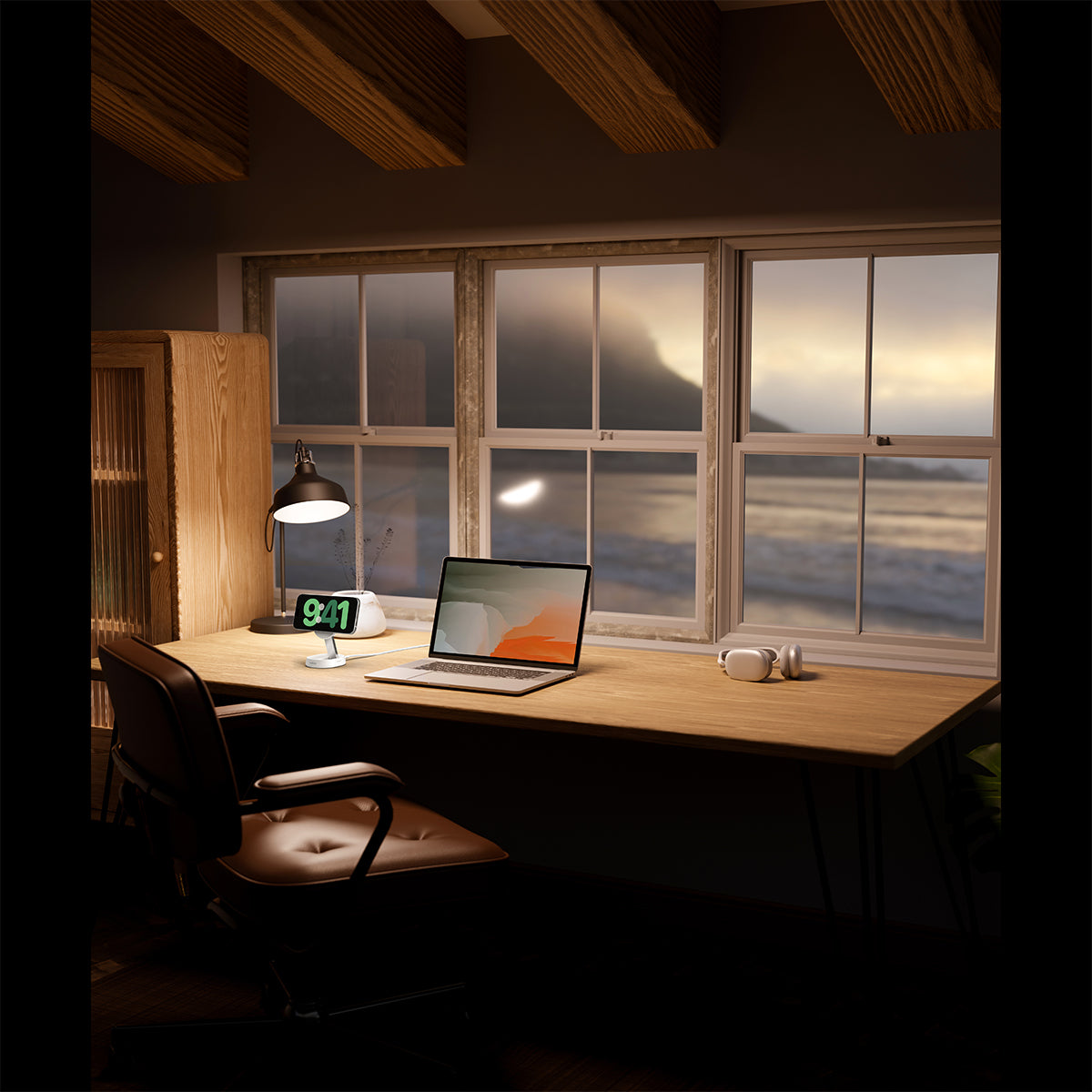 Belkin BoostCharge Pro - Convertible Magnetic Charging Stand with Qi2 - White