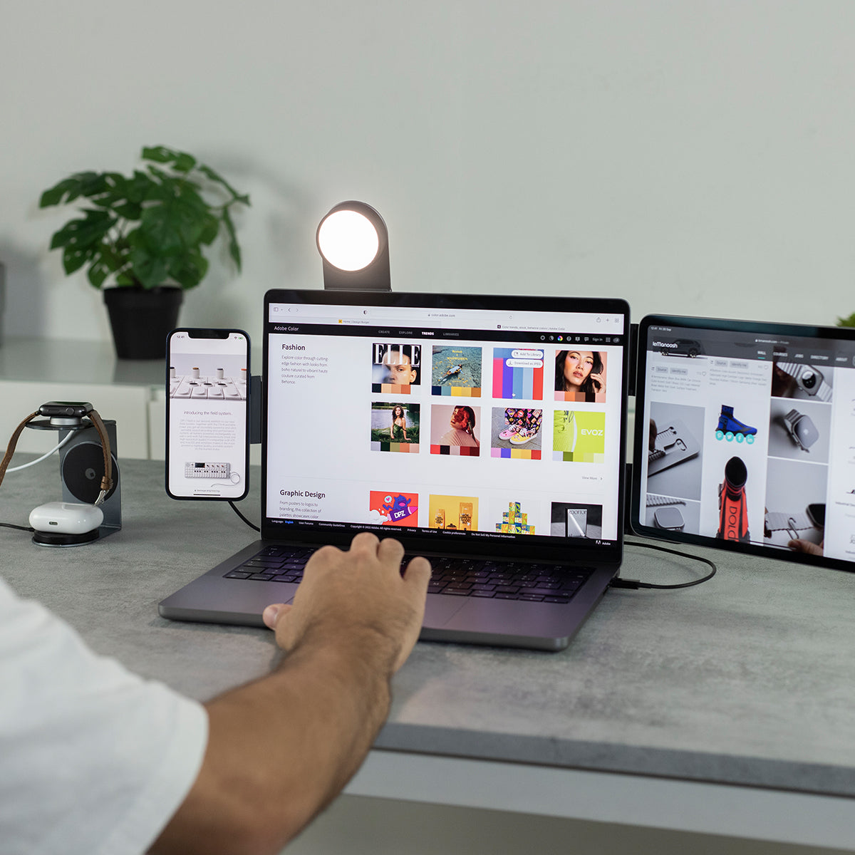 EDGE Pro Full Kit MagSafe - Modular Kit Includes Edge Pro 15W Wireless Charger and Edge Pro Light