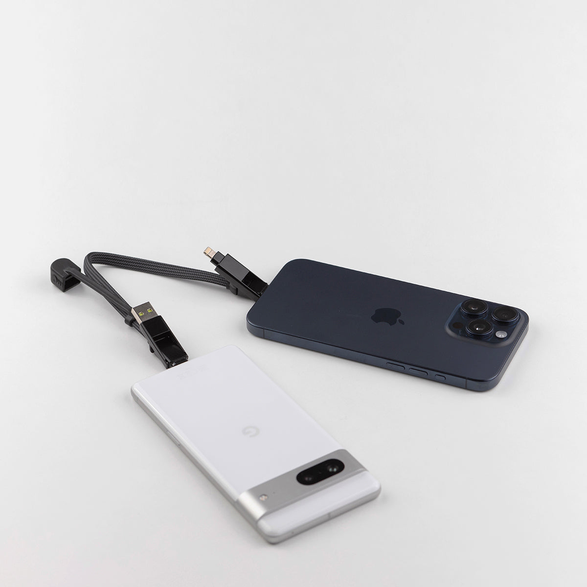 Rolling Square inCharge XL - 100W 6 in 1 Travel Charging Cable - 30cm - Urban Black