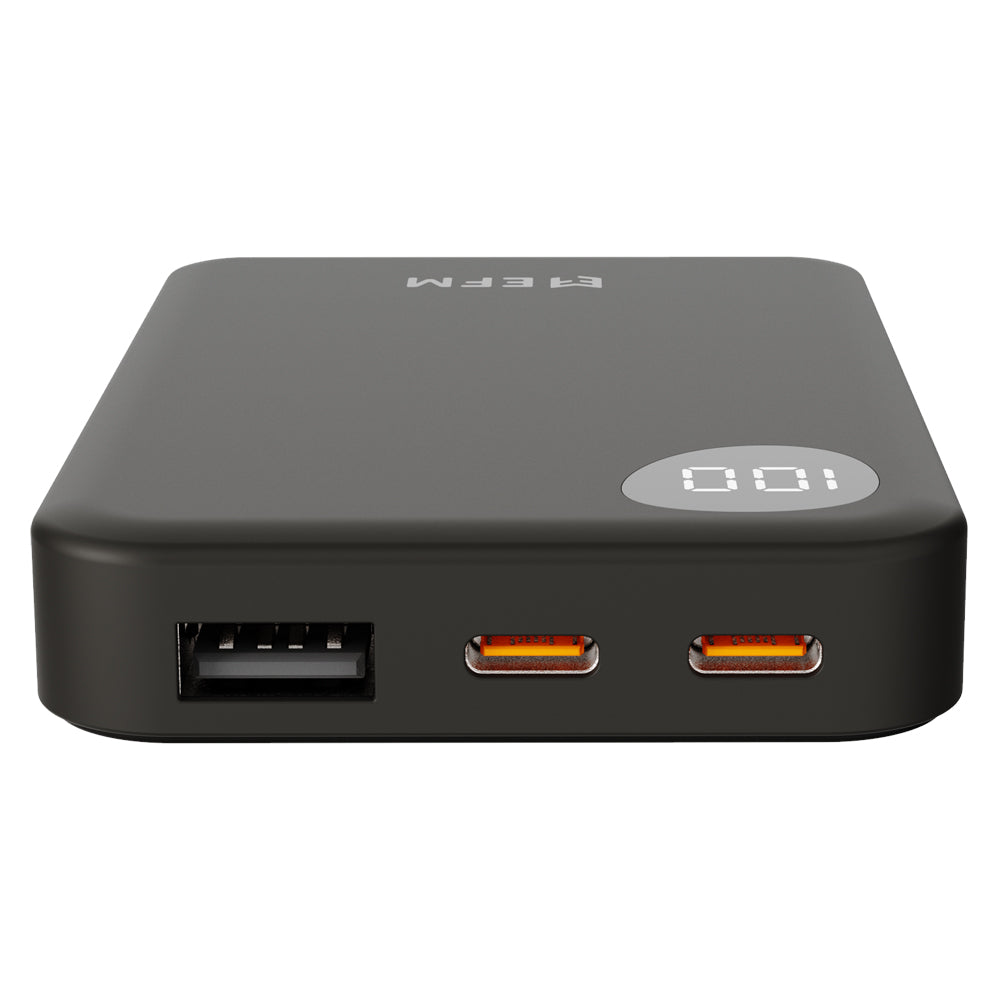 EFM 5,000mAh Essential Power Bank - With Digital Display